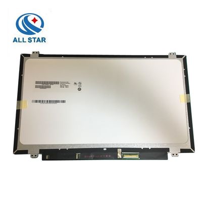 Slim Panel Notebook LCD Screen 1366*768 Resolution 40 Pin To 30 Pin EDP B140XTN02.B