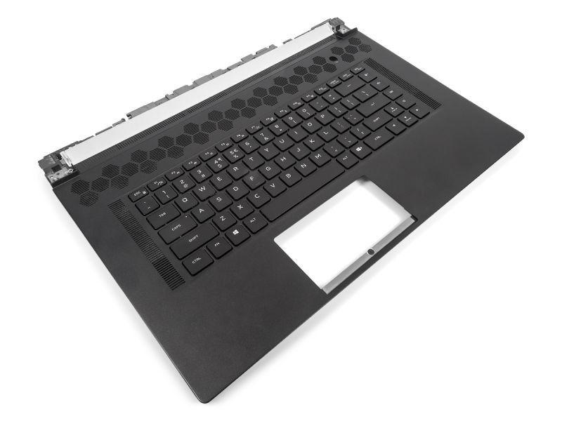 0YHR3X YHR3X Black Dell Alienware X17 R1 R2 Palmrest Upper Case Keyboard KB Bezel C Cover