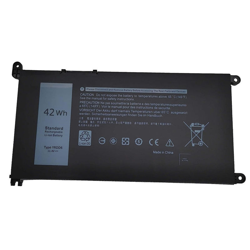 WJPC4 Dell Original Battery Latitude 3310 2-In-1 Laptop Battery 11.4V 3 Cell 42whr